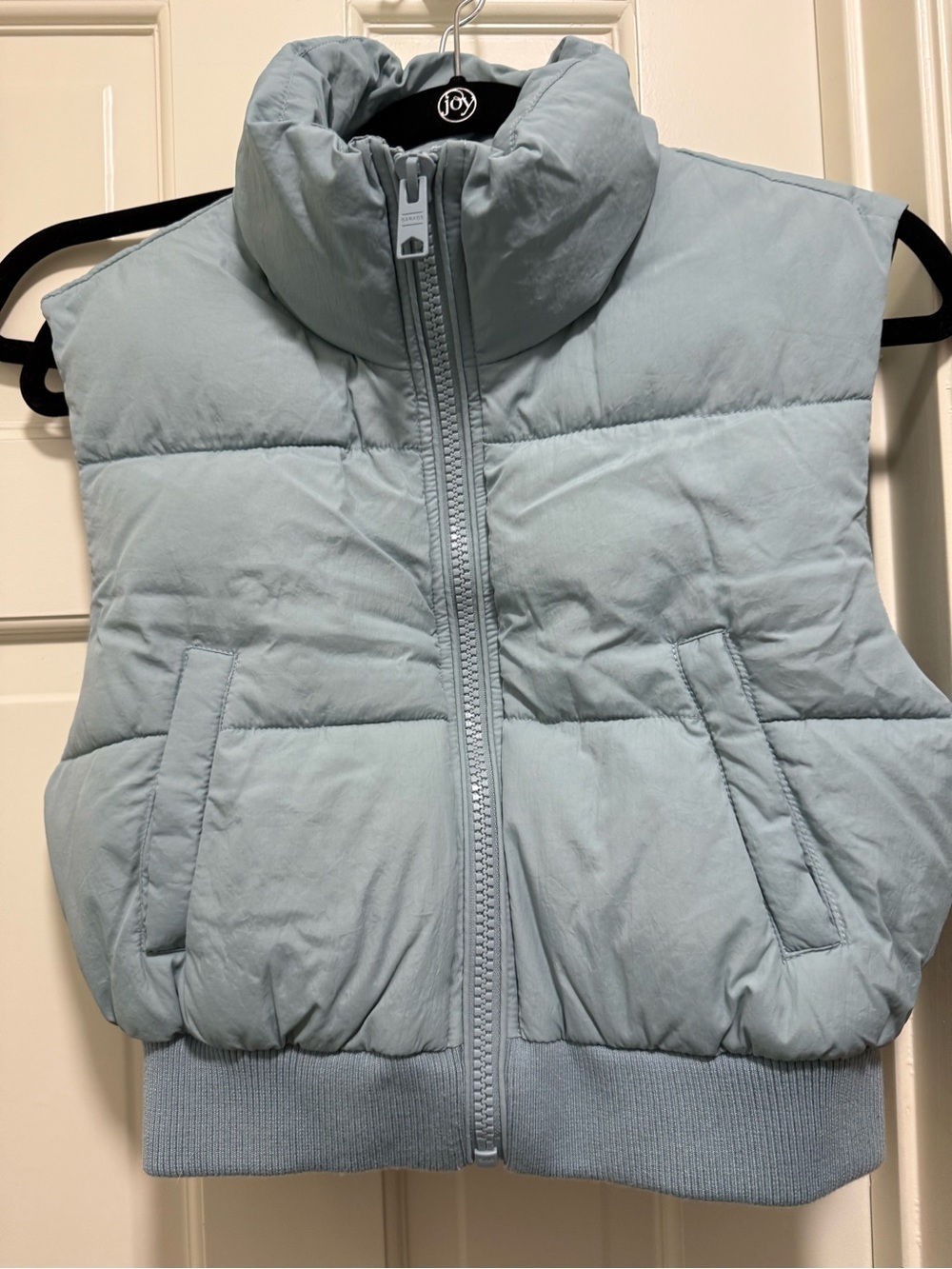 Garage Light Blue Quilted Puffer Vest for Kids